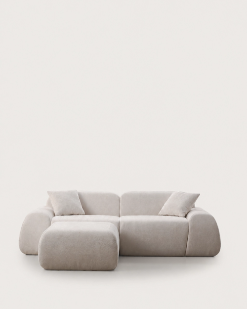 Sinatra Modular Sofa with Ottoman, 3-Piece - Vacuum-Packed