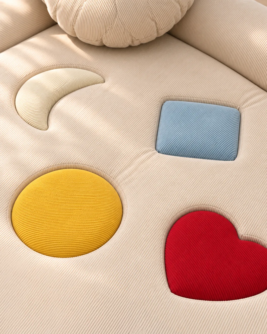 Billie Kids' 2-Seater Sofa Bed in Fabric - Vacuum-Packed - Image 7