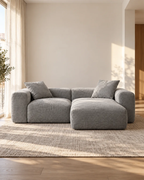 Django 3-Seater Modular Chaise Longue Sofa - Vacuum-Packed