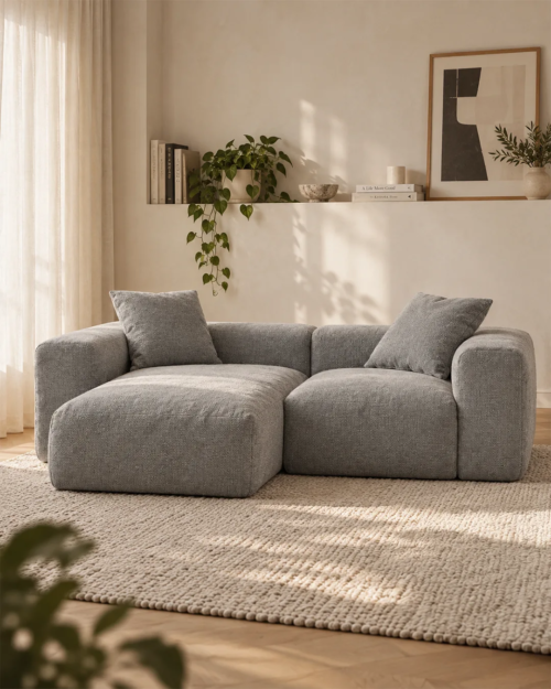 Django 3-Seater Modular Chaise Longue Sofa - Vacuum-Packed