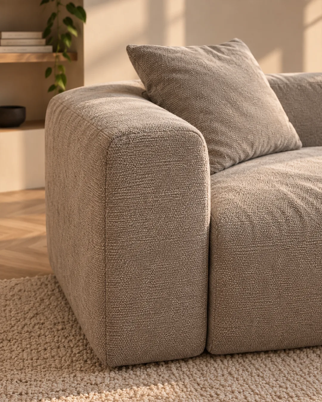 Django 3-Seater Modular Chaise Longue Sofa - Vacuum-Packed - Image 7