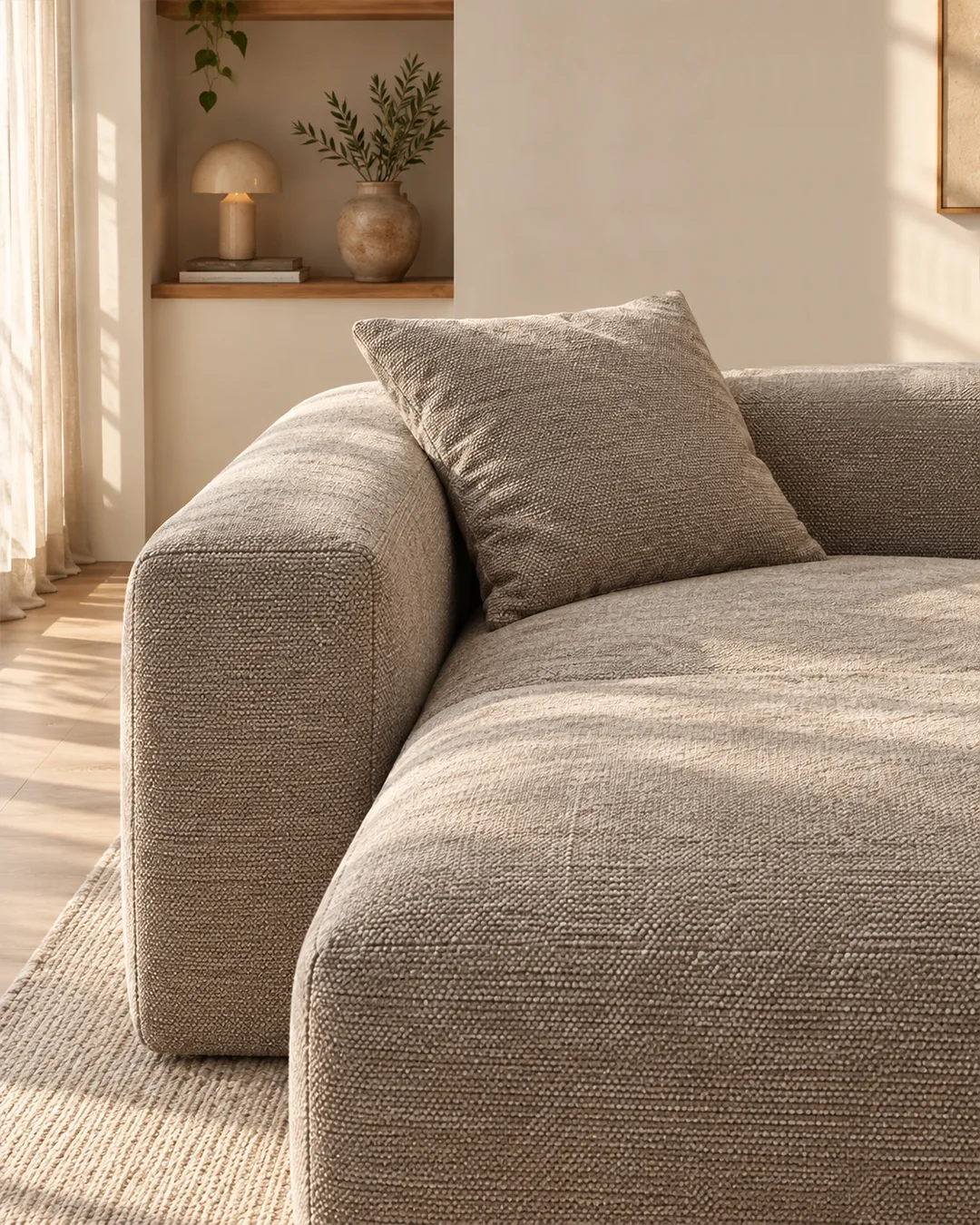 Django 3-Seater Modular Chaise Longue Sofa - Vacuum-Packed - Image 7