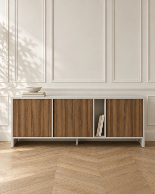 Elvis Rectangular 3-Door Sideboard - 193×50 cm