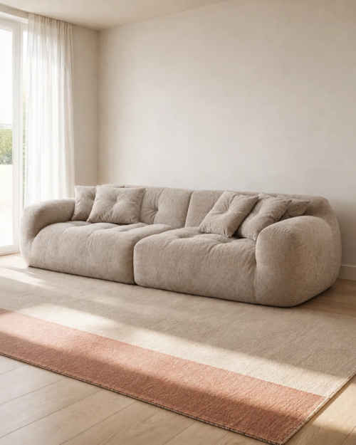 Marley 3-Seater Modular Sofa in Fabric - Vacuum-Packed