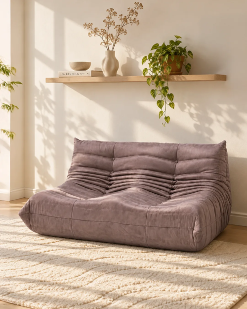 Paco 2-Seater Upholstered Armchair - Vacuum-Packed