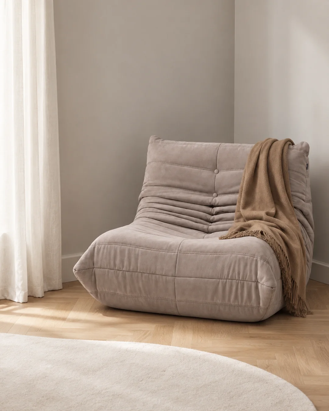 Paco 1-Seater Upholstered Armchair - Vacuum-Packed - Image 2