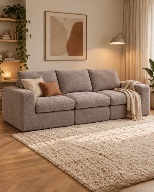 Prince 3-Seater Modular Sofa - Vacuum-Packed