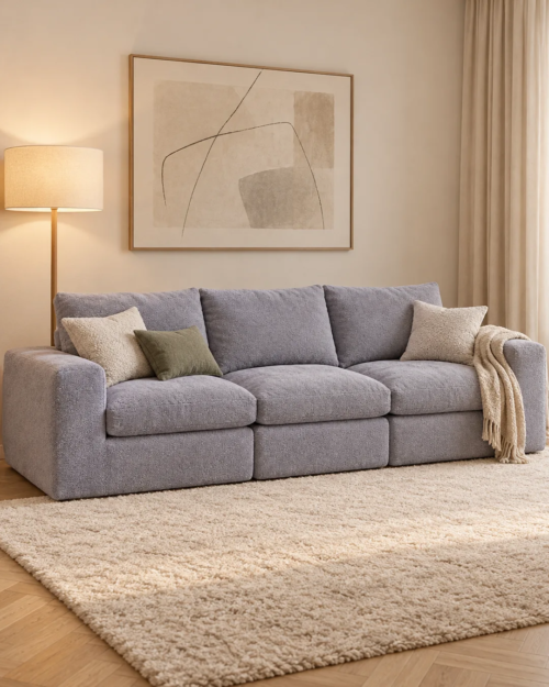 Prince 3-Seater Modular Sofa - Vacuum-Packed