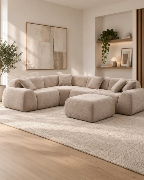 Sinatra Modular Corner Sofa, 5-Piece - Vacuum-Packed